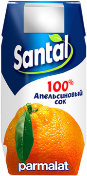 Сантал Сок Апельсиновый 0,2л./12шт. Сантал