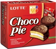 Пирожное Чокопай (28*12)  336гр./8шт. Choco Pie Lotte