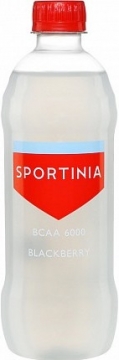 Sportinia BCAA 6000 (аминокислоты) Лесные ягоды (белый) 0,5л.*12шт. Спортиния