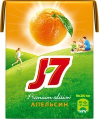 J7 0,2л. Апельсин с мякотью/27шт.