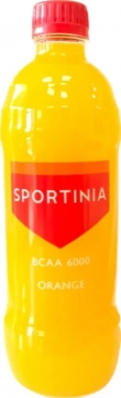 Sportinia BCAA 6000 (аминокислоты) Апельсин 0,5л.*12шт. Спортиния