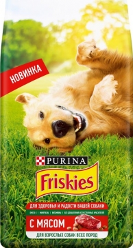 Friskies Взрослая собака мясо 500гр./6шт. Фрискис