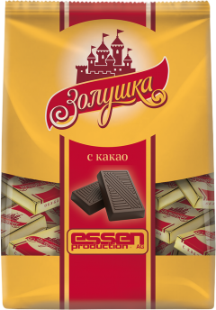Конфеты Золушка с какао пакет 1кг./1шт.