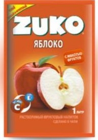 Растворимый напиток ZUKO Яблоко 25грамм*12шт