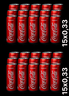Кока-кола 0,33л.*15шт. Ж*б Гр - 2 упаковки Coca-Cola