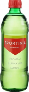 Sportinia Vitamine C (1000 mg) Яблоко *Маракуйя *Лимон 0,5л.*12шт. Спортиния