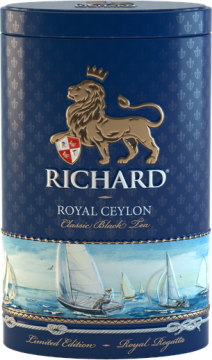 Чай Richard Royal Ceylon черный сред.лист жесть 80г 1/12 Ричард
