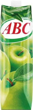 Нектар АВС (зеленый дизайн) Яблочный 1,0 л *12 ПРИЗМА ТПА 4810282008771
