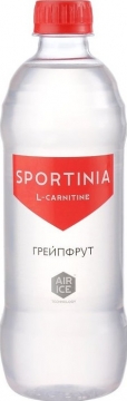Sportinia L-CARNITINE (1500 mg) Грейпфрут 0,5л.*12шт. Спортиния