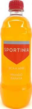 Sportinia BCAA 6000 (аминокислоты) Манго-Папайя 0,5л.*12шт. Спортиния