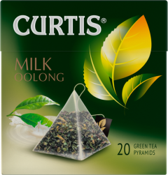 Чай Curtis Milk Oolong зеленый, пирамидки 20x1,7г 1/12 Куртис