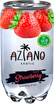 Aziano Strawberry (Клубника) 0,35л./24шт. Азиано