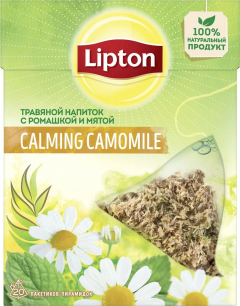 Lipton Напиток Травяной Calming Camomile С Ромашкой И Мятой 20Пирх0.7Г Липтон