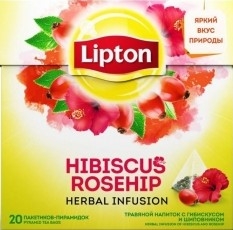Lipton Наптравян Hibiscus Rosehip С Гибискусом И Шиповником 20Пирx1.8Г 1/12 Липтон