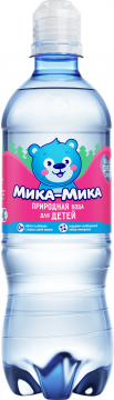 Мика-Мика детская природная вода 0,5л./12шт. BAIKAL PEARL