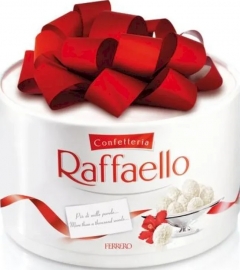 Raffaello Конфеты с миндальным орехом 200гр. торт Рафаэлло