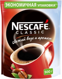 Кофе Nescafe Classic пачка 500гр. Нескафе Классик
