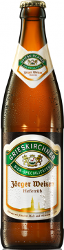 Пиво Грискирхнер Jorger Weisse Hefetrub, светлое, пшеничное, н*ф 5,1% 0,5 х 20 ст.бут.