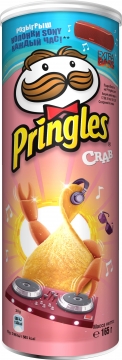 Чипсы Pringles вкус Краба Ralfie 2017 165гр./19шт. Принглс