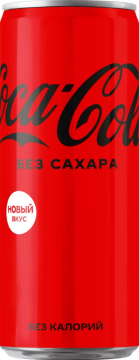 Кока-кола 0,33л.*24шт. Зиро Беларусь Coca-Cola Zero