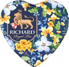 Чай Richard Royal Heart черный круп. лист жесть 30г 1/6 Ричард
