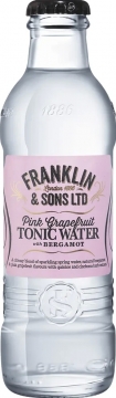 Franklin & Sons 0,2л./24шт. Pink Grapefruit with Bergamot Tonic Water  Фрэнклин энд  Сонс Имбирный эль  Розовый Грейпфрут и Бергамот Тоник