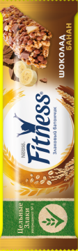 Nestle Fitness батончик цельные злаки Шоколад Банан 23,5гр ./5шт. Нестле Фитнесс