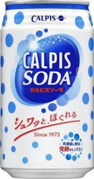 Calpis soda 0,35л./24шт. Напиток газированный Калпис