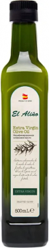 Масло оливковое 0,5л EV нерафин.El alino/12шт.