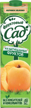 Фруктовый сад 0,95л. абрикос-яблоко/12шт.
