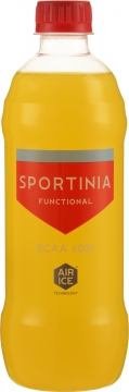 Sportinia BCAA 6000 (аминокислоты) Ананас (желтый) 0,5л.*12шт. Спортиния