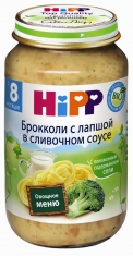 Hipp Брокколи с лапшой в сливочном соусе с 8мес 220гр 1/6 Хипп