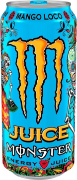 Monster Energy Mango Loco 0,5л.*12шт. Энергетический напиток Монстр Энерджи