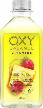 Oxy Balance VITAMIN со вкусом ананас-земляника 0,4л./9шт.