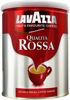 Кофе Лавацца Росса натуральн. молотый ж/б 250гр. Lavazza Qualita Rossa