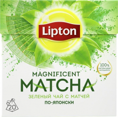 Lipton Japanese Matcha Зеленый С Матчей В Пирамидках 20X1.5Г Липтон