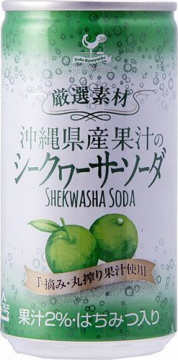 Tominaga Напиток газированный с сикуваса цитрус с Окинава 0,197гр./24шт. Напиток газированный Томинага