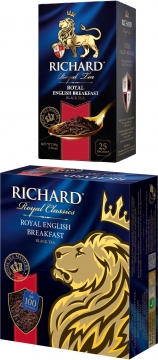 Richard Royal English Breakfast 100х2+ Royal English Breakfast 25 пак 1/6