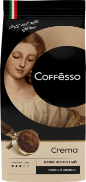 Кофе Coffesso Crema Delicato молотый 250г 1/6 Coffesso