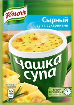 Кнорр Чашка супа  Сырный с грибами 15,5 г new 1/30