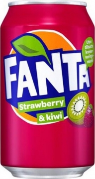 Fanta Strawberry & Kiwi 0,33л./24шт. Фанта