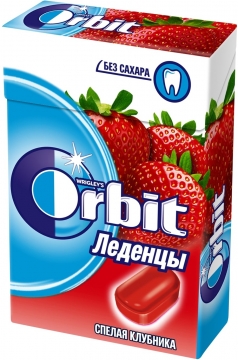 Orbit леденцы Спелая клубника 35 г./8шт. Орбит