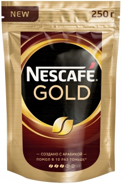 Кофе Nescafe Gold Ergos пакет 250гр. Нескафе Голд