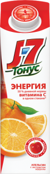 J7 Тонус 0,9л. Апельсин с экстрактом ацеролы/6шт.