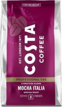 Costa Coffee кофе в зернах SIGNATURE MEDIUM ROAST PROFESSIONAL mocha italia для Кофемашин 1кг./10шт. Коста