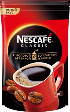 Кофе Nescafe Classic пакет 150гр. Нескафе Классик