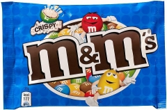 M&M`s криспи Шоколадный 36 г./1шт.