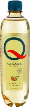 Акваника Рефреш напиток со вкусом малины и розмарина 0,5л./12шт. Aquanika