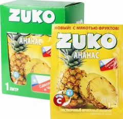 Растворимый напиток ZUKO Ананас 25грамм*12шт