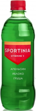 Sportinia Vitamine C (1000 mg) Апельсин *Яблоко *Груша 0,5л.*12шт. Спортиния